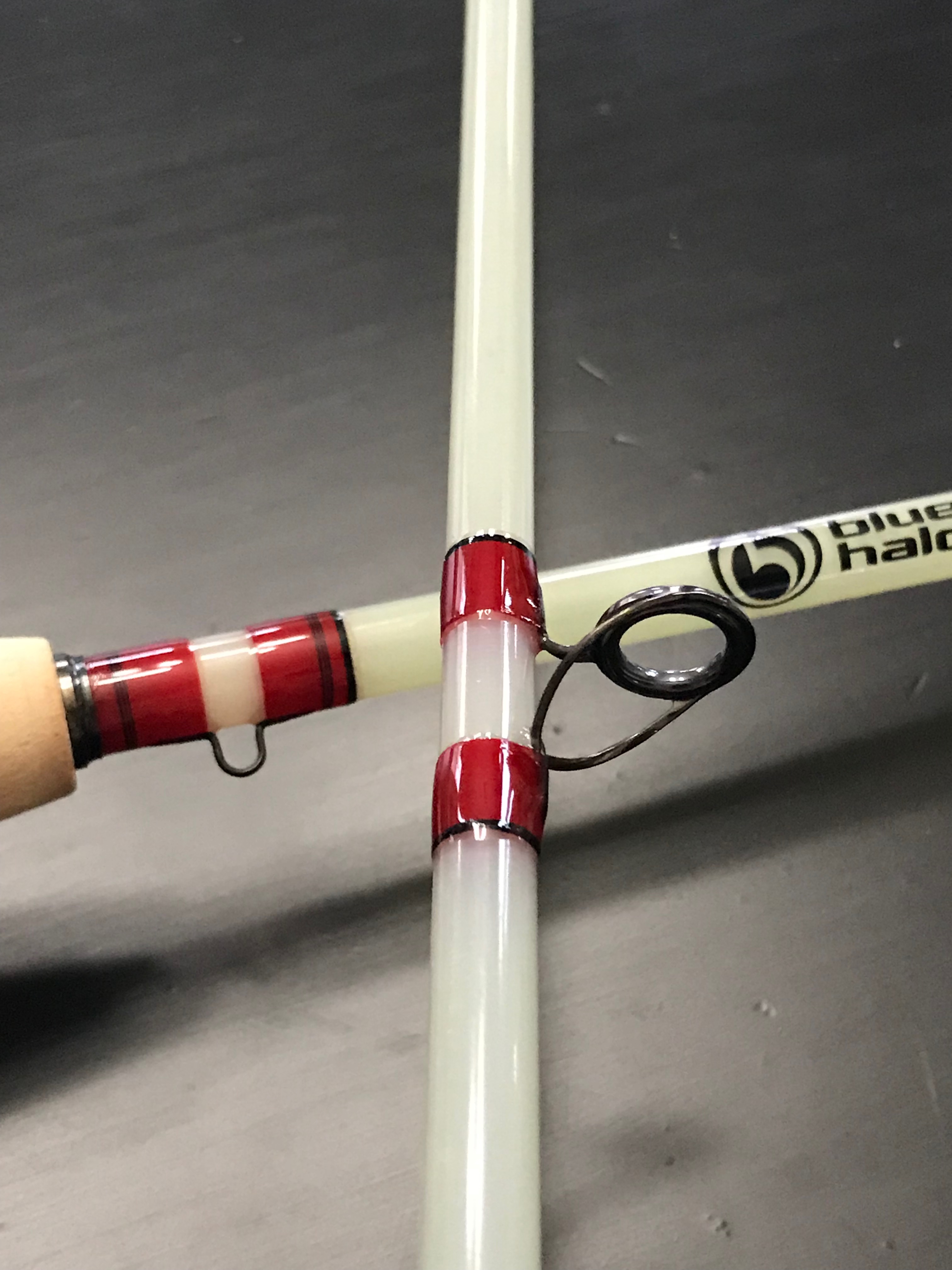 Blue Halo Fly Rods with upgraded components from Lemke